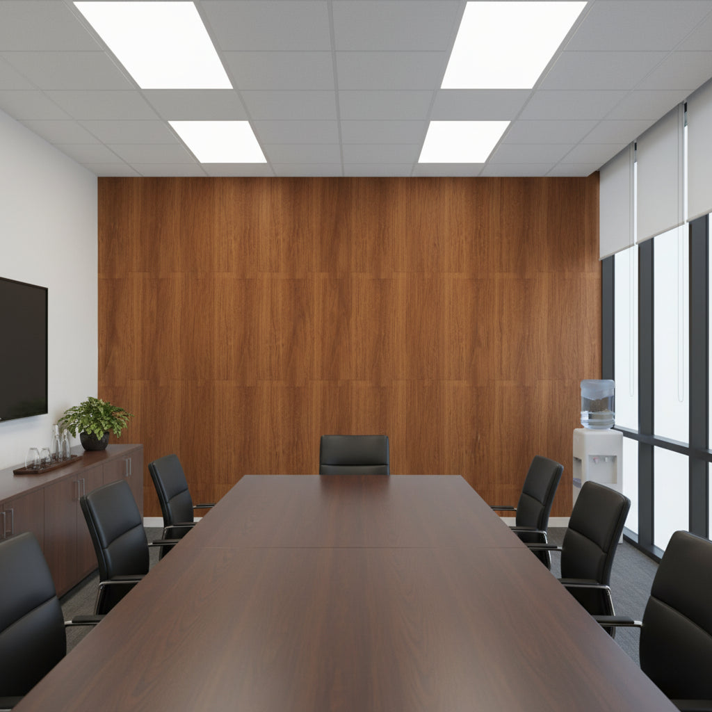 Biscay Bay Whiskey Wood Grain | Hollywood Wallcoverings