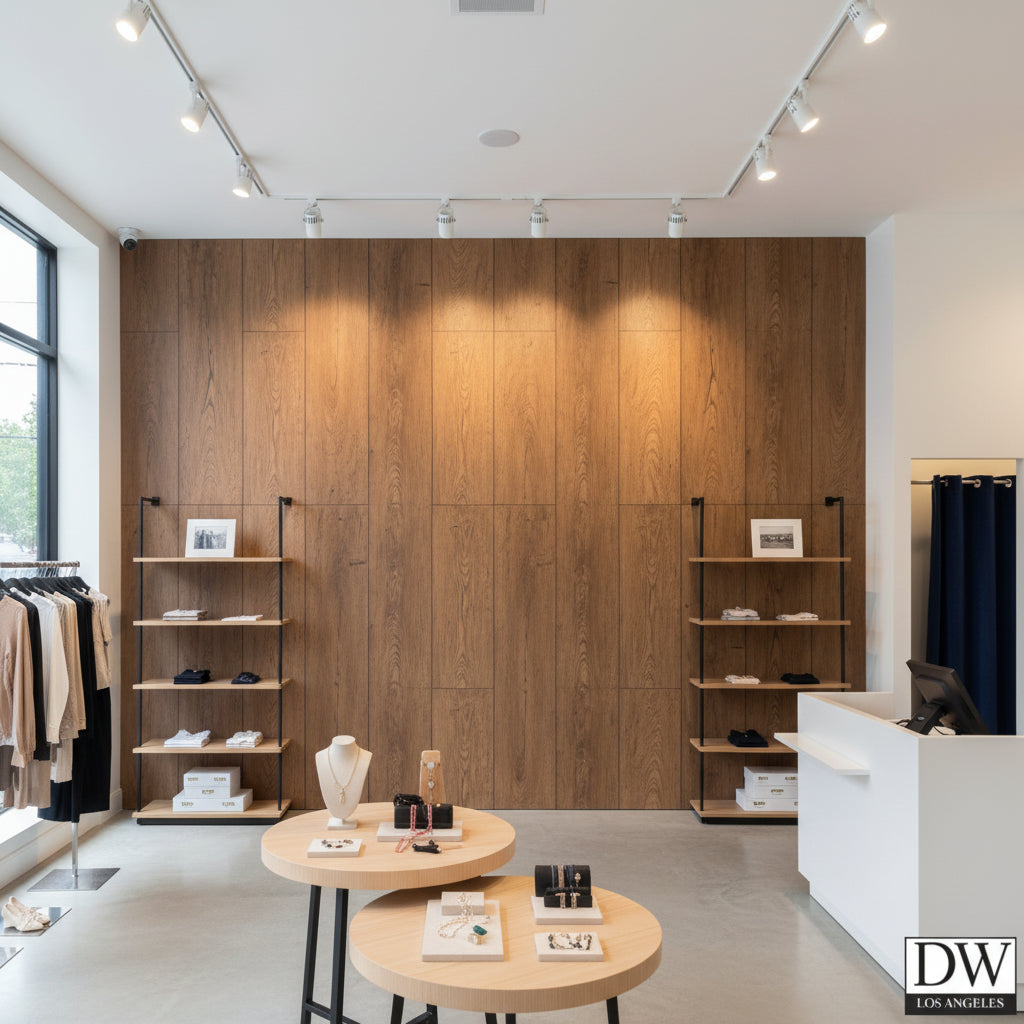 Biscay Bay Rustic Wood Grain | Hollywood Wallcoverings