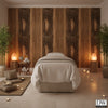 Biscay Bay Rustic Cherry Wood Grain | Hollywood Wallcoverings