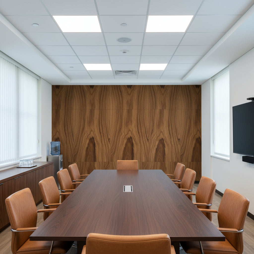 Biscay Bay Warm Cherry Wood Grain | Hollywood Wallcoverings