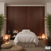 Biscay Bay Wide Mahogany Wood Grain | Hollywood Wallcoverings