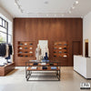 Biscay Bay Wide Mahogany Wood Grain | Hollywood Wallcoverings