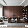 Biscay Bay Warm Mahogany Wood Grain | Hollywood Wallcoverings