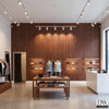 Biscay Bar Warm Mahogany Straight Wood Grain | Hollywood Wallcoverings