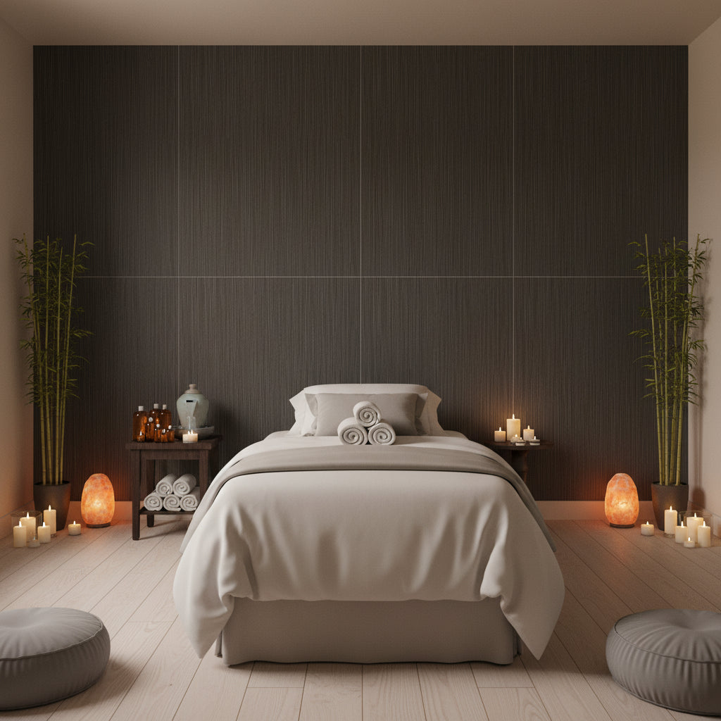 Bosa Marina Midnight Wood Grain | Hollywood Wallcoverings
