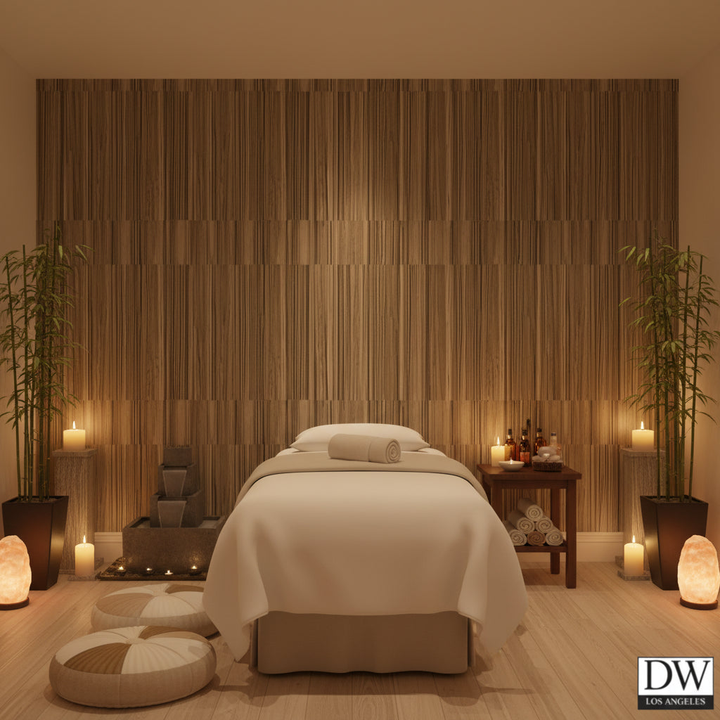 Bosa Marina Striped Wood Grain | Hollywood Wallcoverings