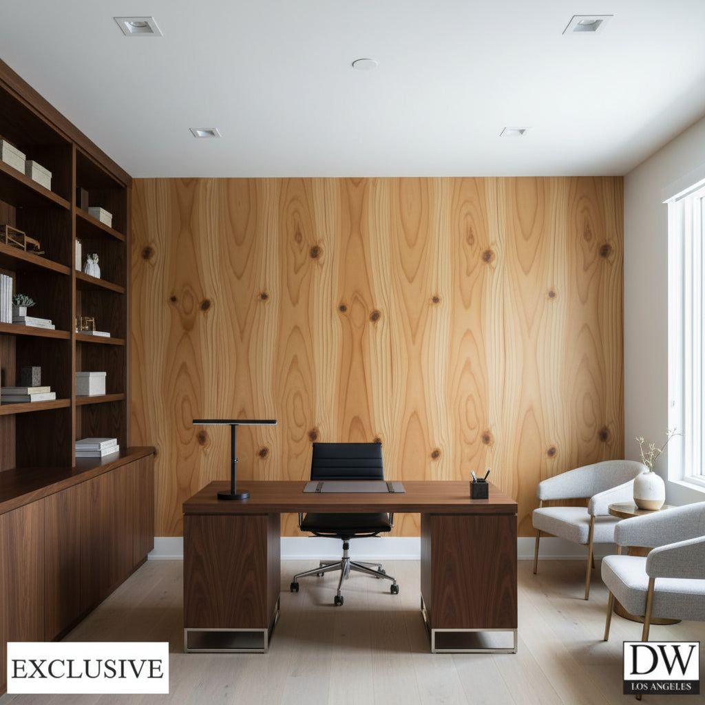Bosa Marina Pine Wood Grain | Hollywood Wallcoverings