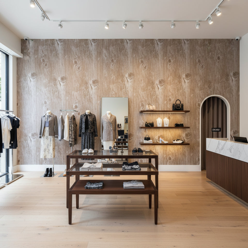 Bosa Marina Rustic Aged Wood Grain | Hollywood Wallcoverings