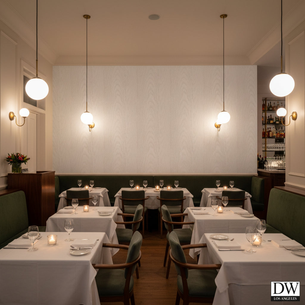 Bosa Marina Rustic White Wood Grain | Hollywood Wallcoverings