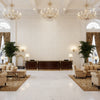 Vomera Pearl Faux Tile | Hollywood Wallcoverings
