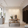 Vomera Cream Faux Tile | Hollywood Wallcoverings