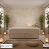 Vomera Cream Faux Tile | Hollywood Wallcoverings