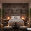 Vomera Shale Faux Tile | Hollywood Wallcoverings