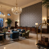 Vomera Shale Faux Tile | Hollywood Wallcoverings