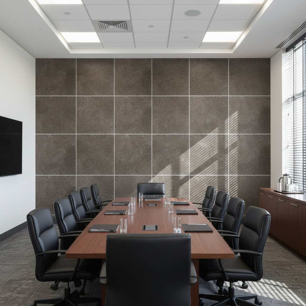 Vomera Shale Faux Tile | Hollywood Wallcoverings