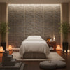 Vomera Greystone Faux Tile | Hollywood Wallcoverings