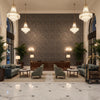 Vomera Greystone Faux Tile | Hollywood Wallcoverings