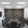 Vomera Midnight Travertine Faux Tile | Hollywood Wallcoverings