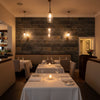 Vomera Midnight Travertine Faux Tile | Hollywood Wallcoverings