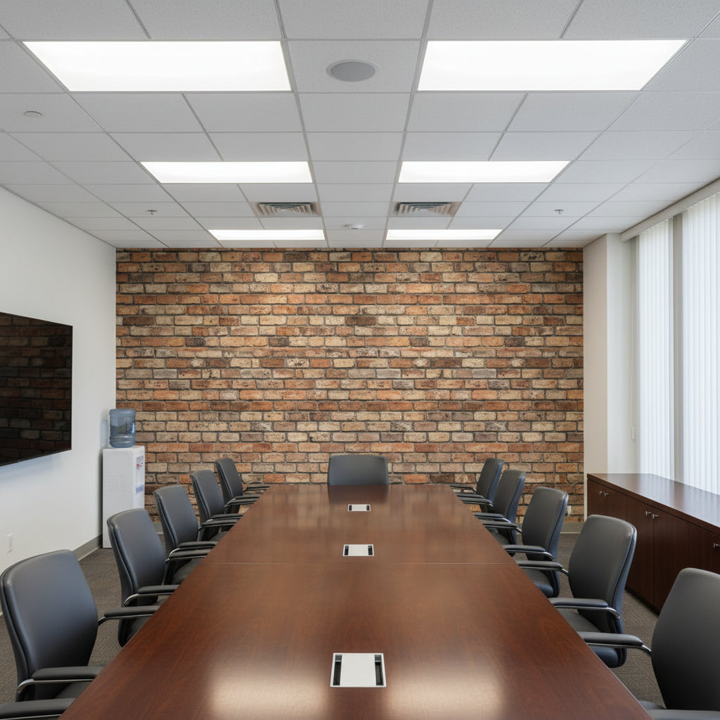 Vomera Faux Burnt Brick | Hollywood Wallcoverings