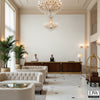 Vomera Snow White Faux Travertine | Hollywood Wallcoverings