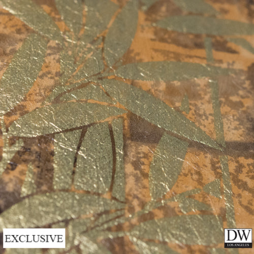 Labasa Gold Bamboo Over Stone | Hollywood Wallcoverings