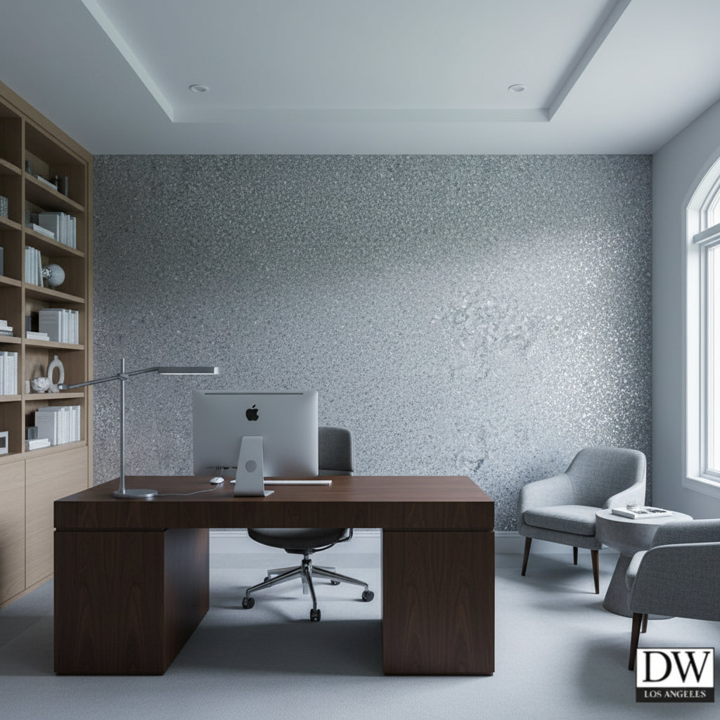 Moroccan Silver Mica | Hollywood Wallcoverings