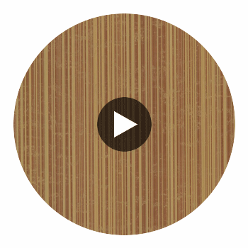Wells Burnt Sienna Candy Stripe Wallcovering Circular Swatch | LA Walls