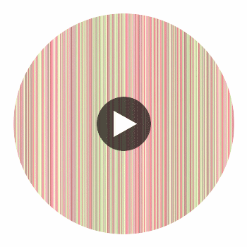 Wells Pink Candy Stripe Wallcovering Circular Swatch | LA Walls