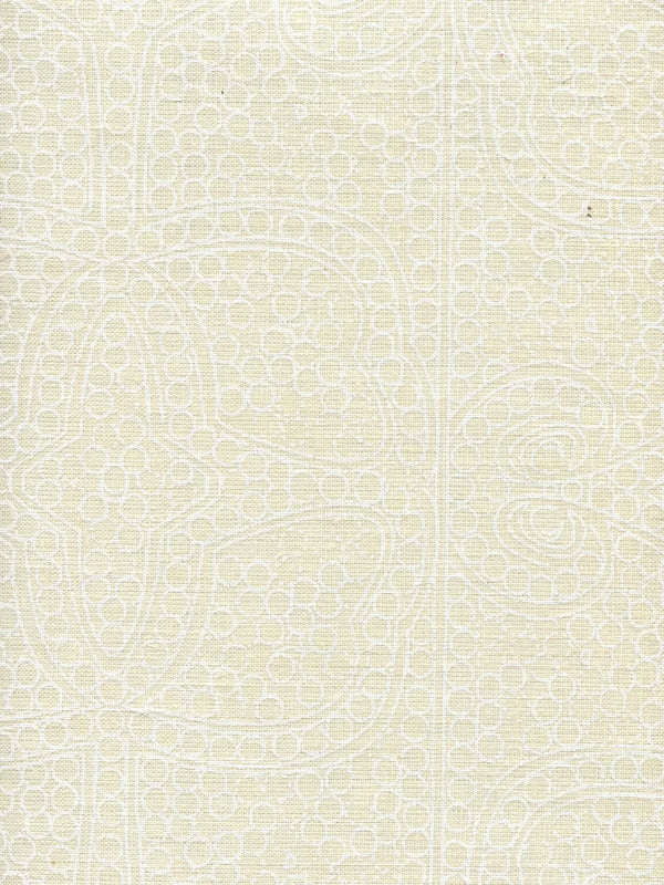 White on Taj Ecru Wallcoverings | Cloth and Paper