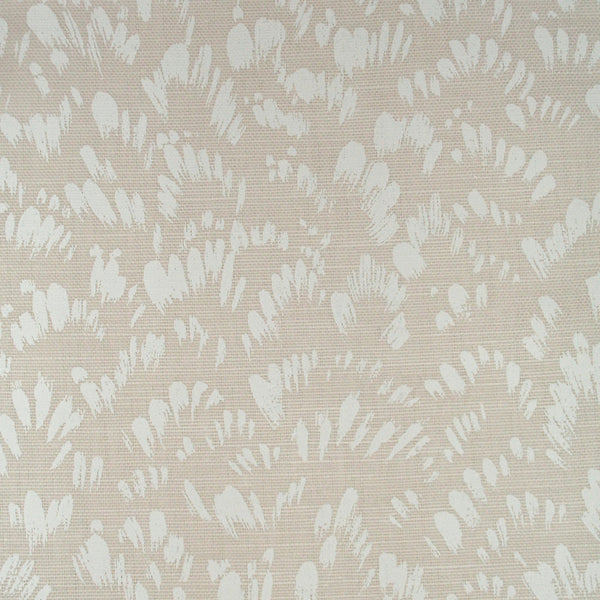 Passy Ii White on Tint Screen Printed - Cream Fabric | China Seas