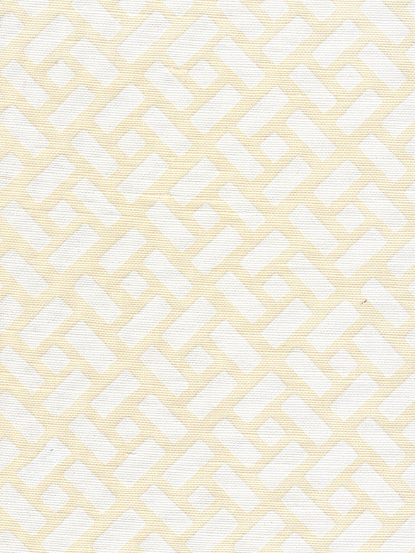 Edo White on Tint Screen Printed - White Fabric | China Seas