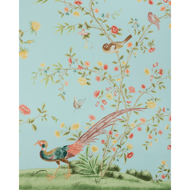 Whitley Hall Wp Pnl - Aqua - Image 2