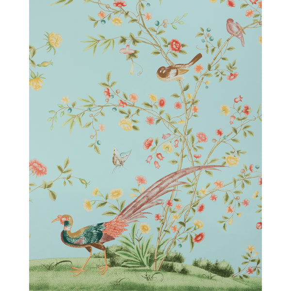 Whitley Hall Wp Pnl - Aqua - Image 1