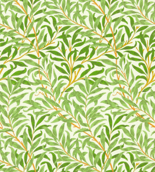 Willow Bough Wallpaper Leaf-Green  | William Morris