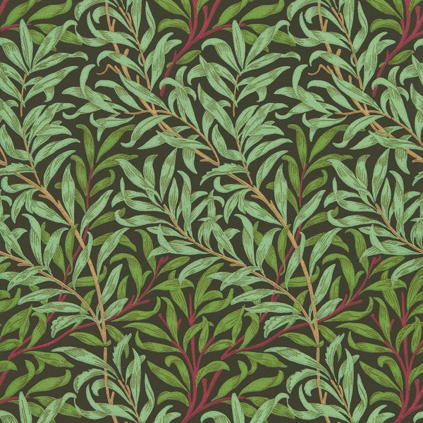 Willow Boughs Wallpaper Chocolate Bitter | William Morris