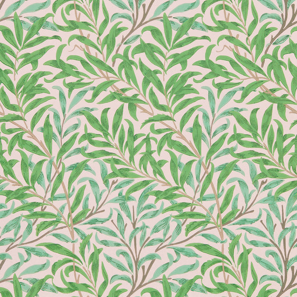 Willow Bough Pink/Leaf Green | Morris & Co.