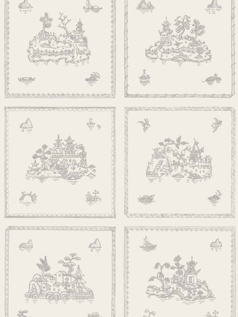 Willow Large, Mist Wallcovering | FallingStar Studio