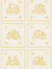 Willow Large, Ochre Wallcovering | FallingStar Studio
