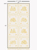 Willow Large, Ochre Wallcovering | FallingStar Studio