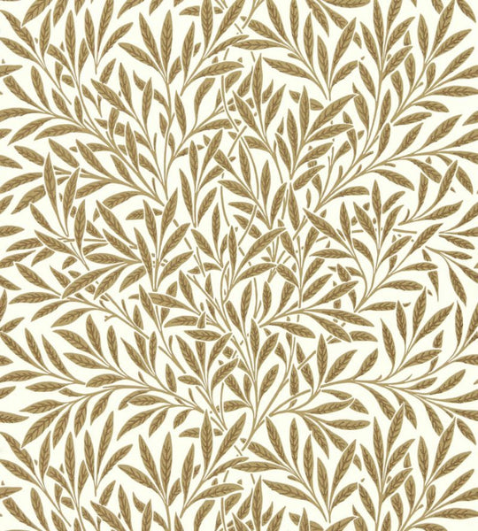 Willow Wallpaper Brown Cream | William Morris