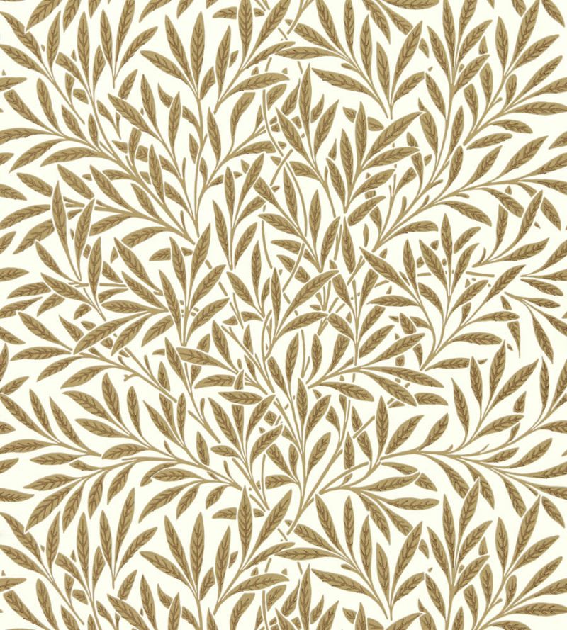 Willow Wallpaper Brown Cream | William Morris