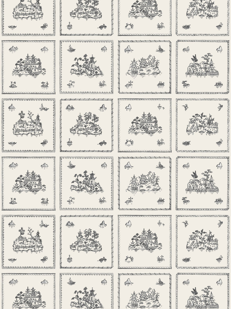Willow Small, Charcoal Wallcovering | FallingStar Studio