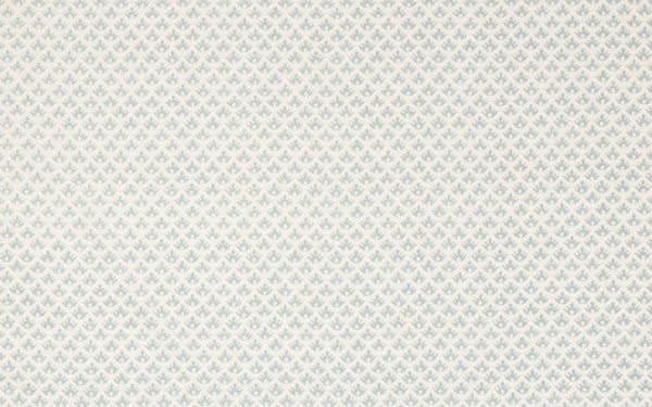 Isabella Neutral, Windsor Blue on Light Tint Wallcoverings | Quadrille