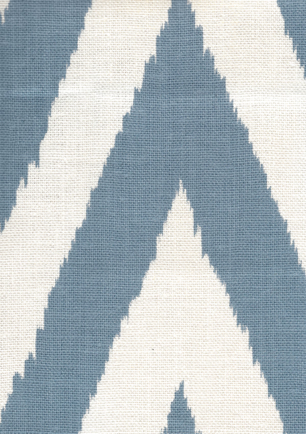 Tashkent, Windsor Blue on Oyster Wallcoverings | Quadrille