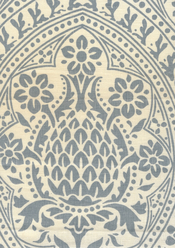 Pina, Windsor Blue on Tint Wallcoverings | Quadrille