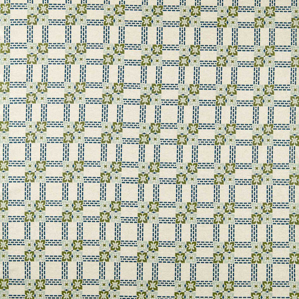 Wisley Weave Indigo/Artichoke | Morris & Co.