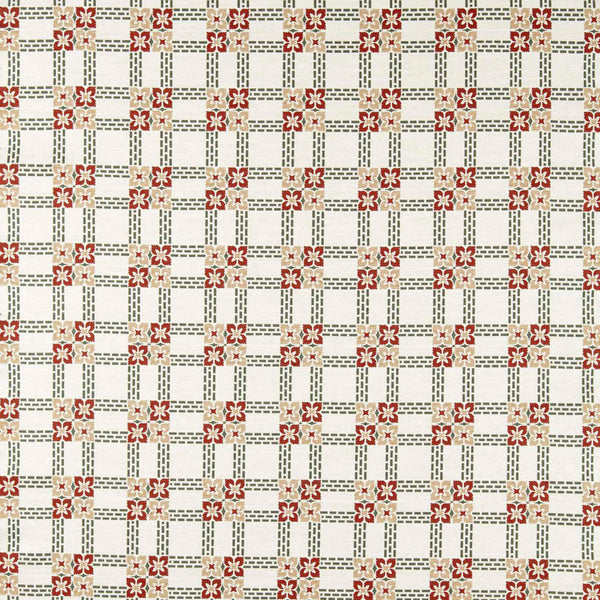 Wisley Weave Russet/Thyme | Morris & Co.