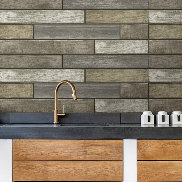 Wood Planks Wall Art Kit | Jeffrey Stevens - Image 1