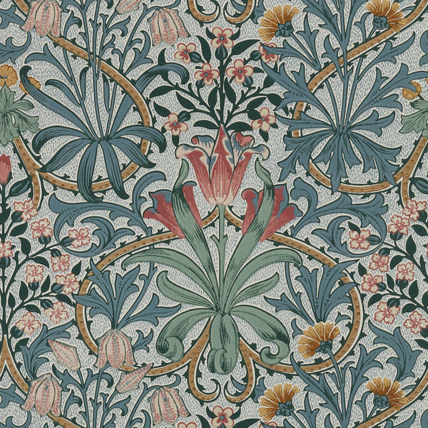 Woodland Weeds Rose/Weld | Morris & Co.